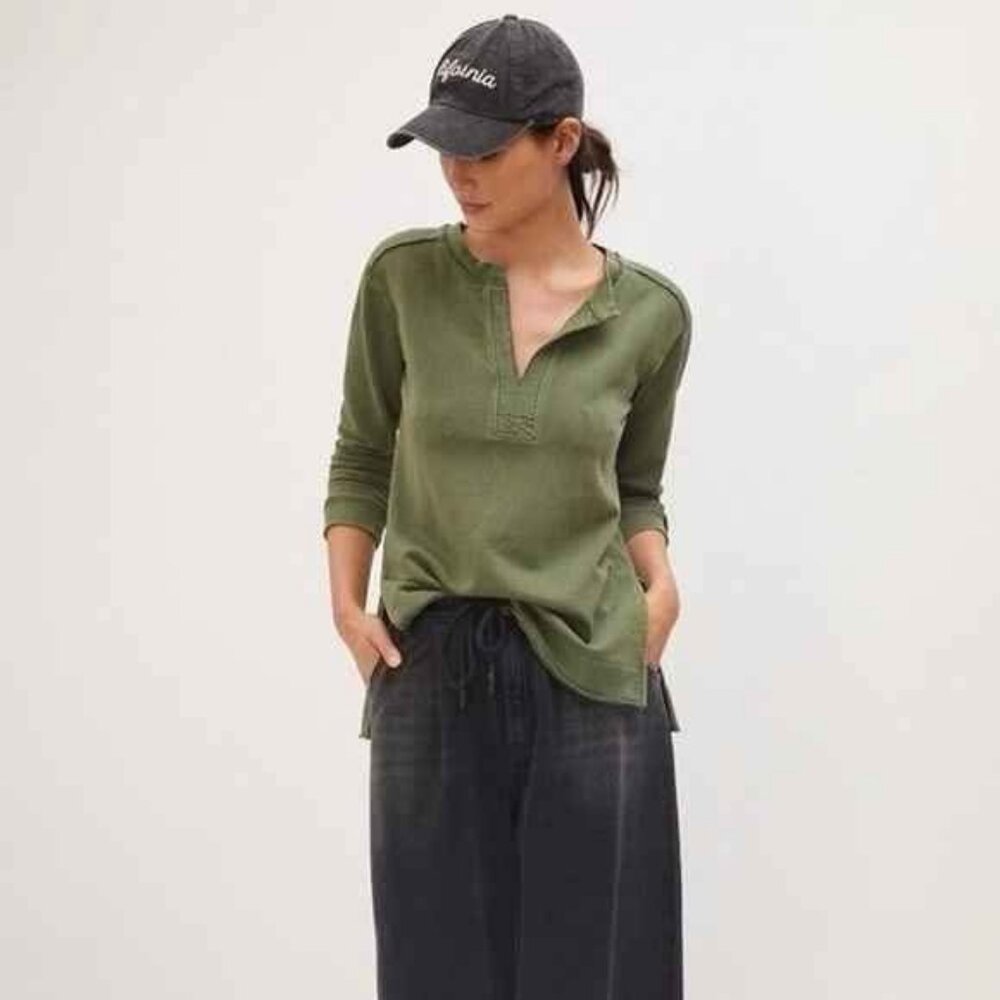 Anthropologie Pilcro Split Hem Tunic Women's Size XXS - Picture 2 of 6
